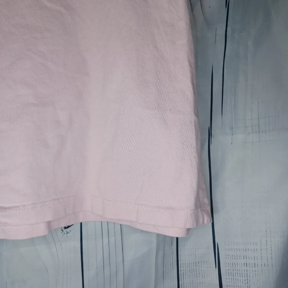 Zara soft pale Pink Boxy Relaxed T-shirt with Short Sleeves - Picture 12 of 12